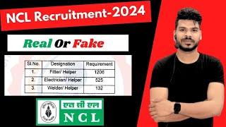 NCL Recruitment-2024  NCL Technician Recruitment.