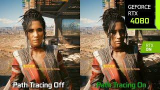 Cyberpunk 2077 Patch 2.12 Path Tracing On vs Off - The Ultimate GraphicsPerformance Comparison