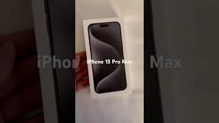 iPhone 15 Pro Max Unboxing #apple #iphone15promax