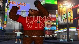 Tekken 4 Kuma All Intros & Win Poses HD