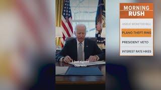 Biden issues first presidential veto