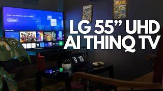 LG 55” UHD ThinQ TV Review