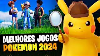 OS 10 MELHORES JOGOS de POKÉMON para Celular Android 2024