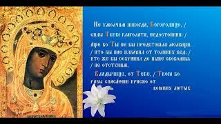 Андрониковская Монемвасийская Греческая икона Божией Матери Тропарь Духовное песнопение