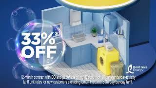 The search for savings over - save 33%* on electricity