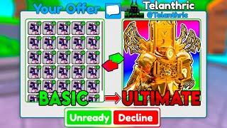 BASIC to UPGRADED TITAN CLOCKMAN in ONE HOUR... Toilet Tower Defense