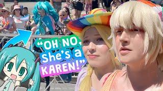 WE FOUND SO MANY COSPLAYERS  Cosplay in PUBLIC VLOG   Denver Pride 2024  Dungeon Meshi