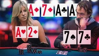 $1000000 Super High Roller Foxen  Schemion  Burns  Zhang Epic Final Table Poker Showdown