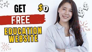 How to Make a FREE Education Website in Minutes - Easy Steps