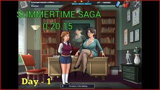 Summertime Saga 0.20.15  Day - 1 Full Walkthrough Complete Storyline