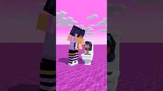 Skibidi Toilet #memes #trending @Aphmau Ava and Pierce Minecraft #shorts