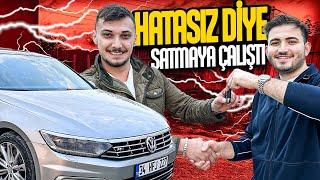 HATASIZ DİYE SATMAYA ÇALIŞTI HASARLI ÇIKTI  1.350.000 TL PASSAT ALDIK