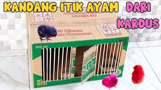 Cara Membuat Kandang Itik Ayam Dari Kardus  Ide kreatif dari kardus  cardboard craft