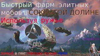 ArcheAge 2022 Фарм сокрытой долины с РУЖЬЁМ самый удобный класс для фарма с ружьём  для пве