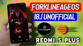 ForklineageOS 18.1 Unofficial for Xiaomi Redmi 5 Plus vince