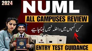 NUML Review 2024  All Campuses  NUML University Islamabad  Admission Guidance  Entry Test