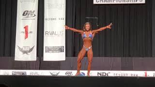 Pre-Judging  NPC Jr. Nationals 2018  Alyssa Kiessling Pro Card Bound  Day 2