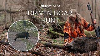 Driven Wild Boar in Europe  ShotKam Gen 3