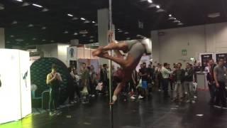 Oleg Tatarinov - FIBO 2016 - Pole Double FLAG combo