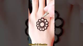 Flower tikki mehndi design ️  Eid mehndi design  #henna #shorts