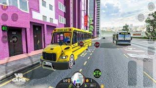 School Bus Driving in San Francisco - Bus Simulator 2023 NEW UPDATE - Gameplay