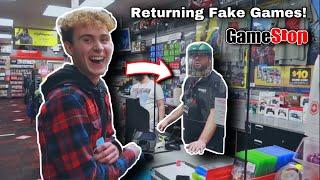 Returning Obviously Fake Games at GameStop MIKE