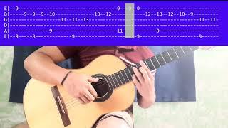 Como tocar el chavo del 8 Fingerstyle Tutorial con Tabs Parte 2