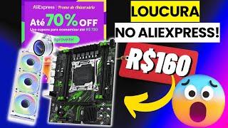 CORRE ÚLTIMO DIA DE PROMOÇÃO NO ALIEXPRESS COM PLACA X99 POR R$160 É MEMÓRIA DDR4