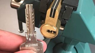 415 Cisa Astral S Pin in Pin Euro Profile Cylinder Picked and Gutted