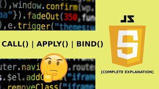 call apply and bind in JavaScript  Difference  Interview Question  Complete Explanation 