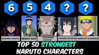 Top 50 Strongest Naruto Characters