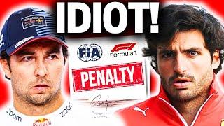 Sergio Perezs FURIOUS OUTBURST at Carlos Sainz After Azerbaijan GP