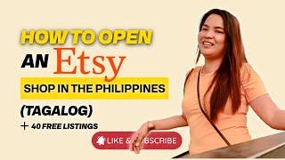 Paano mag open ng Etsy Shop + Create a Listing Step by Step Tutorial for Beginners 2024 Tagalog PH