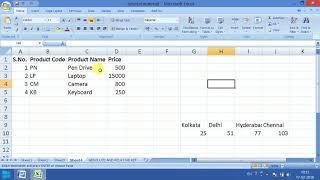 MS EXCEL VLOOKUP HLOOKUP IN HINDI