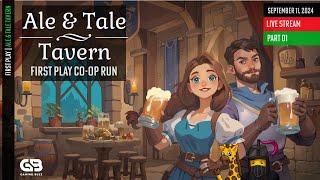  First Play Co-op Ale & Tale Tavern - Build Cook & Explore Together ️  Part 01