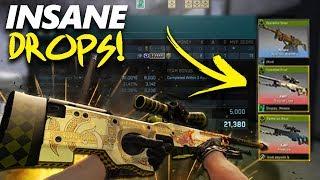 TOP 10 BEST OPERATION HYDRA DROPS - LUCKIEST DRAGON LORE & MEDUSA DROPS + Funny Reactions