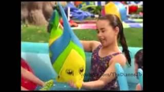 Selena Gomez and Demi Lovato singing on Barney