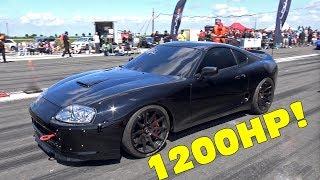 1200HP TOYOTA SUPRA - INSANE ACCELERATIONS