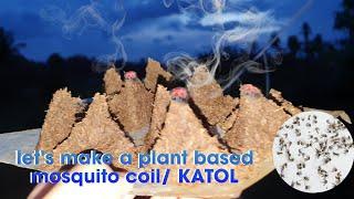 How To Make A Plant Based Mosquito Coil Katol para sa lamok