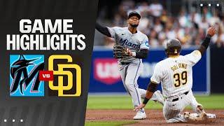 Marlins vs. Padres Game Highlights 52824  MLB Highlights