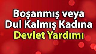 Dul Maaşı Boşanmış Kadın Devletin Sosyal Yardımlarından Nasıl Yararlanabilir @YasamKocuAstrolog