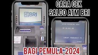 Cara Cek Saldo ATM BRI  Cek Saldo ATM BRI Bagi Pemula