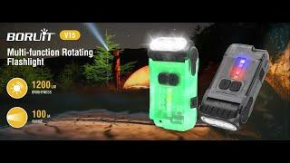 BORUIT V15 LED Small Powerful EDC Flashlight-New Design