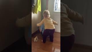 Brother in time out but baby sister has other plans  #shorts #funny #shortvideoviral