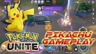 Pikachu Gameplay  Pokémon Unite  Standard Battle