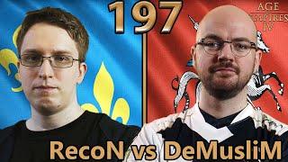 Episches Rematch - RecoN  Franzosen vs DeMusliM  Rus vs - Age of Empires 4 - Cast 197 4K