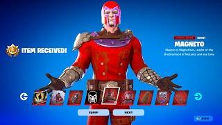 How to Unlock MAGNETO Skin in Fortnite Unlock ALL Magneto Challenges Quests Reward