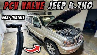 Replacing PCV on Chrysler 4.7 HO Jeep WJ  Leaking Oil