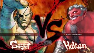 Sagat vs Hakan HARDEST AI ULTRA STREET FIGHTER IV