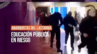 Piño 38 del Liceo Lastarria Grupo anarquista amenaza educación pública